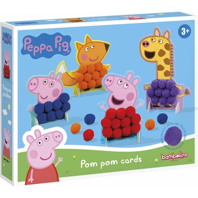Δημιουργικό σετ, Totum, Peppa Pig, Διακόσμηση με πομπόν