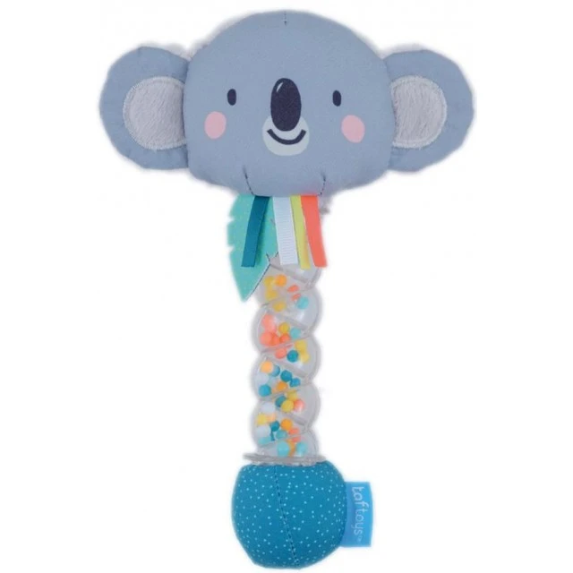 Βρεφική μαλακή κουδουνίστρα σε ραβδί Koala, 20 cm