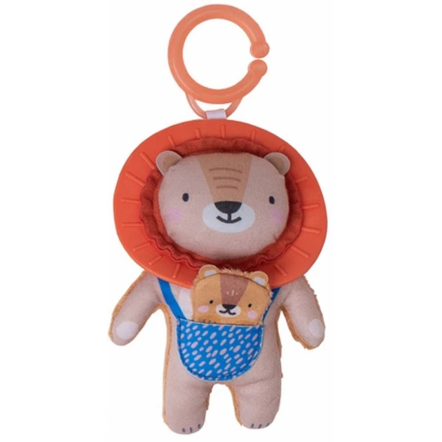 Βρεφική μαλακή κουδουνίστρα Lion, 17 cm