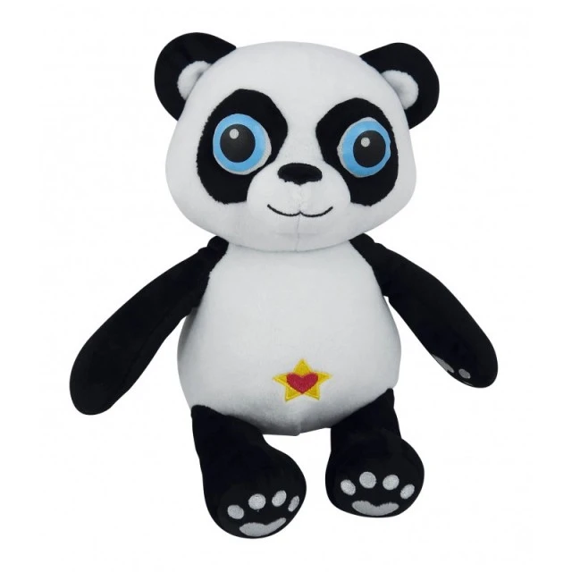 Λούτρινο panda με λαμπερά μάτια