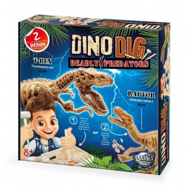 Σετ Dino 2τμχ - Tyrannosaurus Rex and Velociraptor
