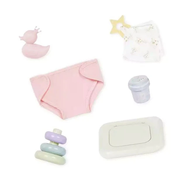 Σετ αξεσουάρ κούκλας 14 Newborn Essentials, 9 τεμάχια