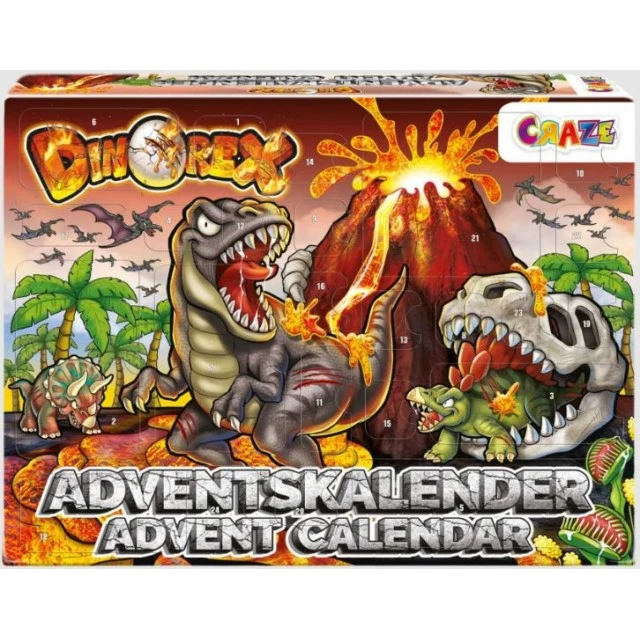 Χριστουγεννιάτικο Ημερολόγιο Advent, Craze, Δεινόσαυρος, 24 τεμάχια