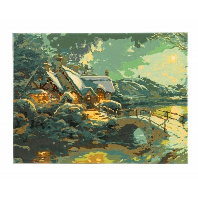 Δημιουργικό σετ Ζωγραφική με αριθμούς Christmas Moonlight, 30 x 40 εκ.