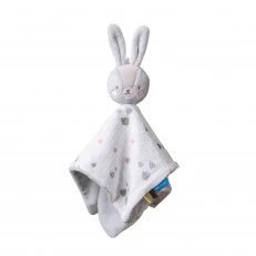 Μαλακή πετσέτα αγκαλιάς, Taf Toys, Bunny, 33 x 15 cm