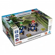 Σετ καροτσιού Pullback, Carrera, Super Mario, Mario και Luigi, 2 τεμάχια