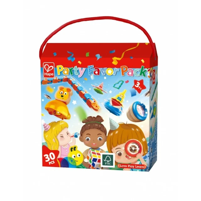 Σετ πάρτι κουτί Hape 30 τεμάχια