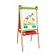 Ξύλινο καβαλέτο διπλής όψης για σχέδιο, Hape, 52 x 43 x 115 εκ.