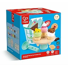 Σετ παιχνιδιού, Hape, σετ παγωτού, 19 τεμάχια