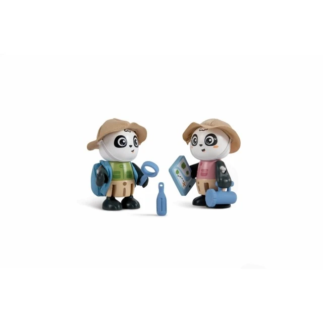 Ξύλινο σετ Hape, Pam and Sam, 8 τεμάχια