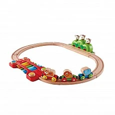 Ξύλινο παιχνίδι Musical Railway