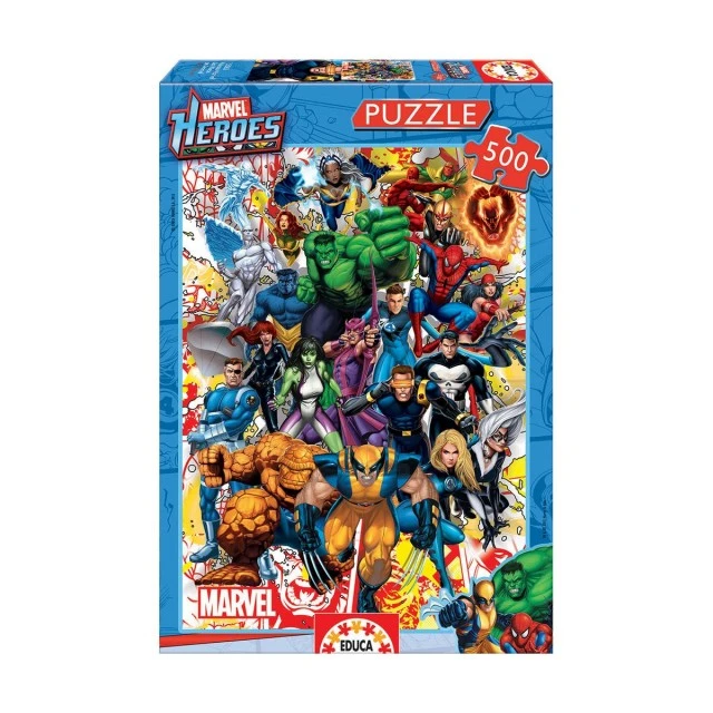 χαρακτήρες Marvel - παζλ 500 τεμαχίων