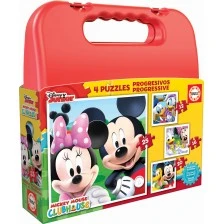 Mickey Mouse Club House - παζλ σε χαρτοφύλακα 12-16-20-25 τεμάχια