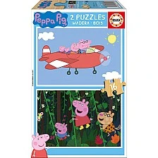 Peppa Pig - παζλ 2x16 κομμάτια