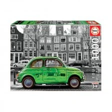 Αυτοκίνητα στο Άμστερνταμ - Ασπρόμαυρο Παζλ 1000 Τεμάχια