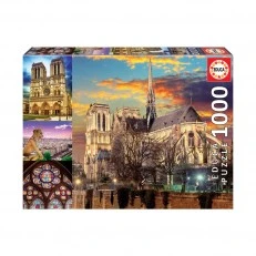 Κολάζ Notre Dame - παζλ 1000 τεμαχίων