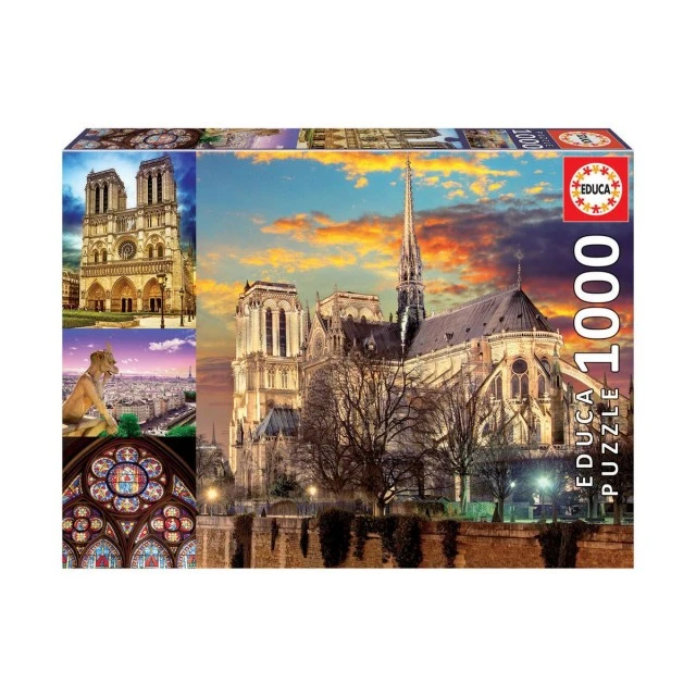 Κολάζ Notre Dame - παζλ 1000 τεμαχίων