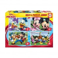 4in1 Mickey and Friends - παζλ 20-40-60-80 τεμάχια