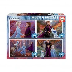 4in1 Frozen - παζλ 50-80-100-150 τεμάχια