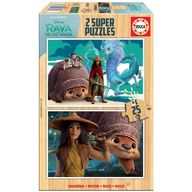 Pixar - Ράγια και ο Τελευταίος Δράκος - παζλ 2x25 κομμάτια
