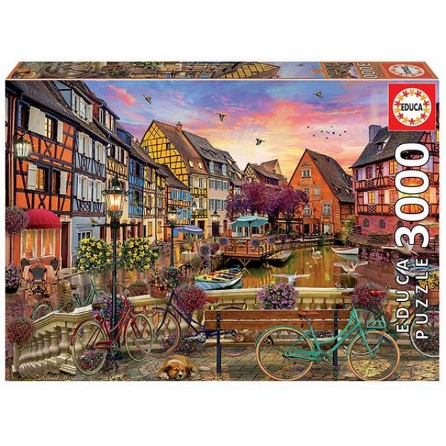 Θέα από την Colmar France - παζλ 3000 τεμαχίων