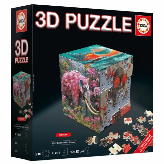 Παζλ 3D, Εκπαίδευση, Θαύμα, 216 κομμάτια