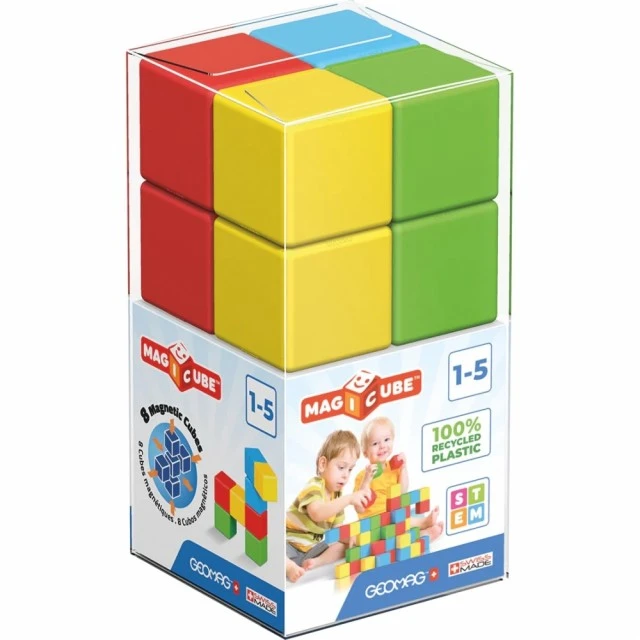 Μαγνητικός κατασκευαστής Magicube, Full Color, 8 κομμάτια