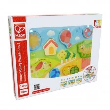 Ξύλινο παζλ 3 σε 1 The Valley of the Sun, 12 τεμάχια