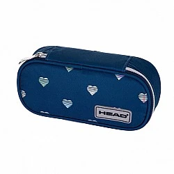 Σχολική τσάντα Κεφάλι, Καρδιές, 22x9x5 cm