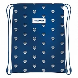Αθλητική τσάντα, Κεφάλι, Καρδιές, 44x33 cm