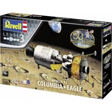 Apollo 11 Columbia and Eagle Prefab Model Kit, 60 Τεμάχια