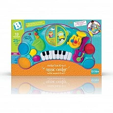 Διαδραστικό παιχνίδι, Infantino, B Kids, Μουσικό Κέντρο 10 σε 1, Μπλε