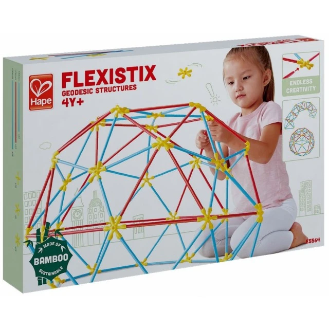 Μπαμπού σετ κατασκευών Flexistix Γεωδαιτικές δομές