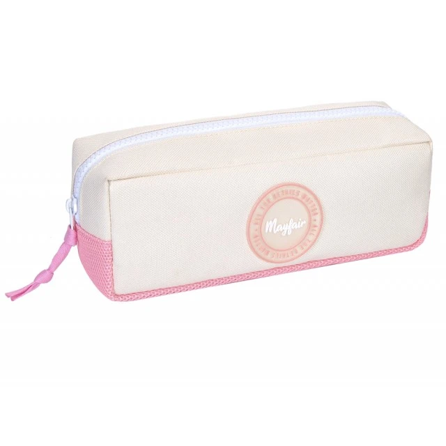 Σχολική κασετίνα Kstationery Mayfair Just Start 22x8.5x5.5 cm ροζ