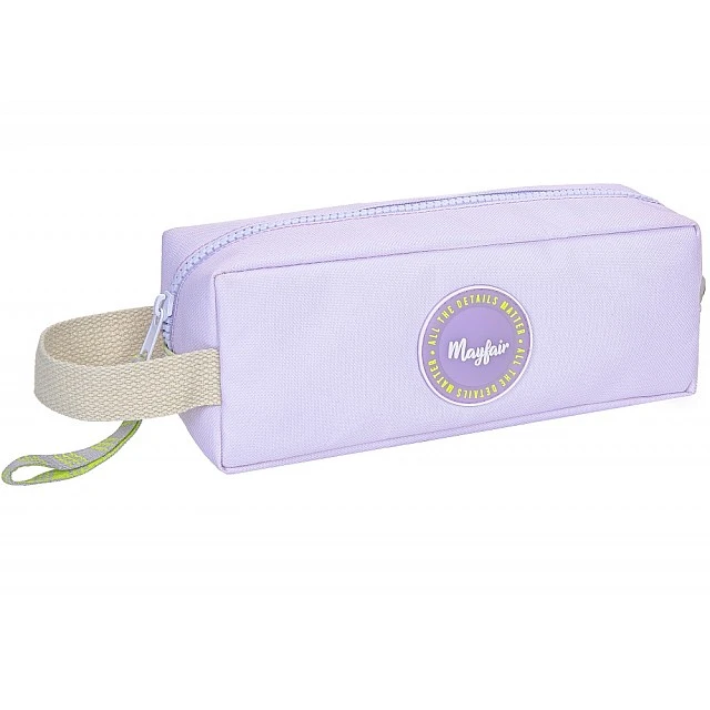 Σχολική κασετίνα Kstationery Mayfair What Matters 22x8.5x5.5 cm μωβ