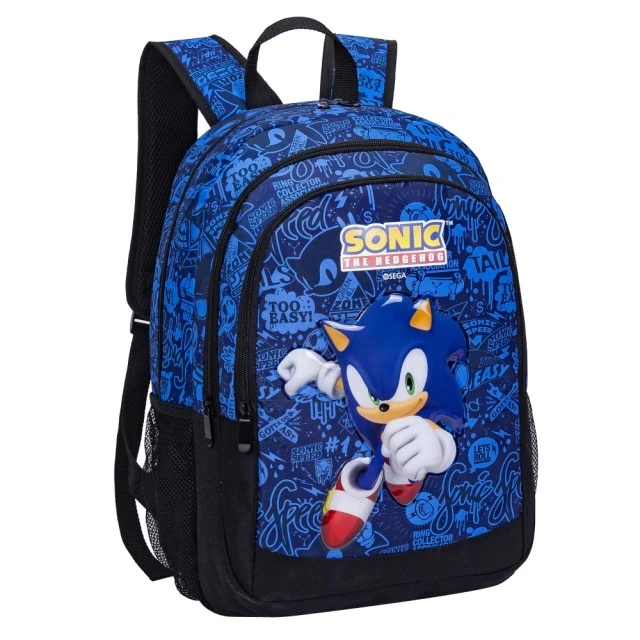 Παιδικό σακίδιο πλάτης Kstationery, Sonic, 44x32x20cm