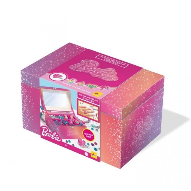 Σετ φτιάξε μόνος σου κοσμήματα Lisciani Barbie με κουτί κοσμημάτων