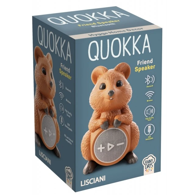 Speaker, Lisciani, Rainy Days, Friend Quokka, Bluetooth