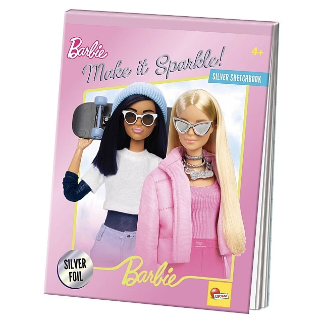 Δημιουργικό σετ, Lisciani, Barbie, βιβλίο ζωγραφικής με ολογραφικό εφέ