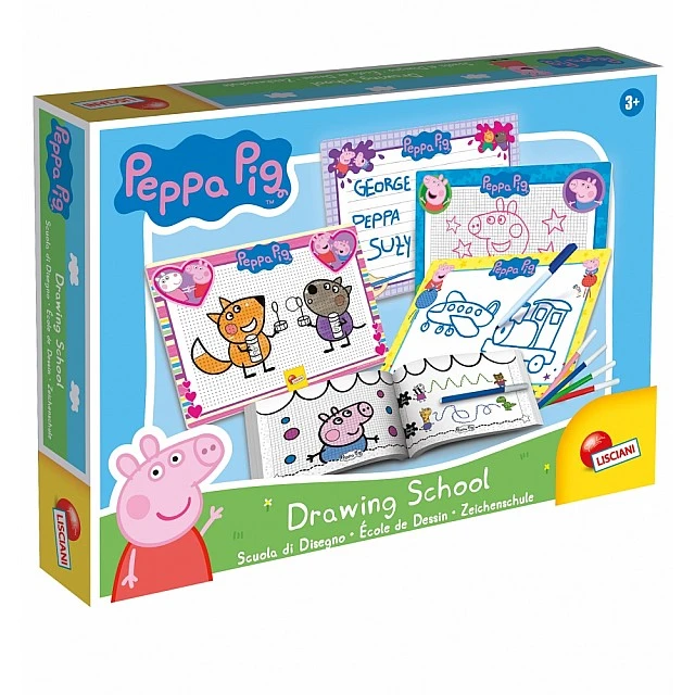 Δημιουργικό σετ, Lisciani, Peppa Pig, Σχολή σχεδίου