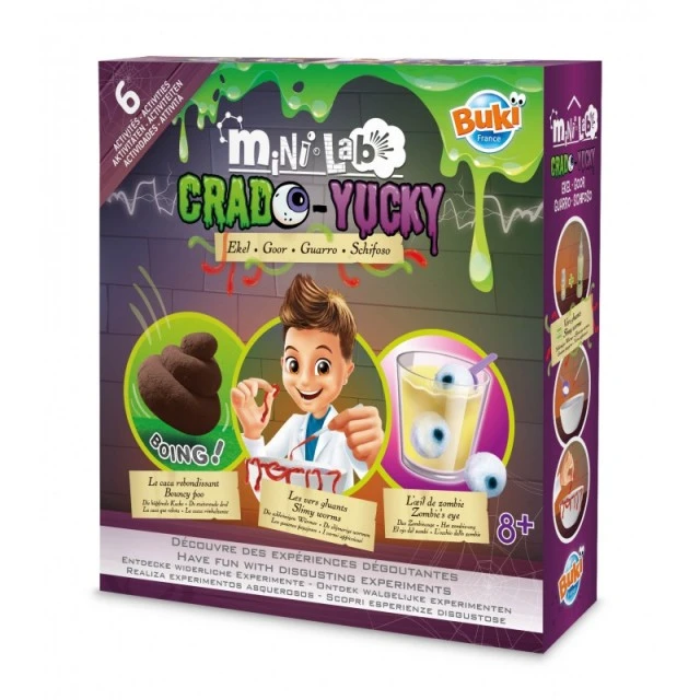 Εκπαιδευτικό Mini Lab Kit, Crazy Experiments, 12 τεμάχια