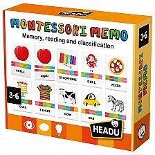 Εκπαιδευτικό παιχνίδι Memory - sort and classify, Headu, 72 τεμάχια