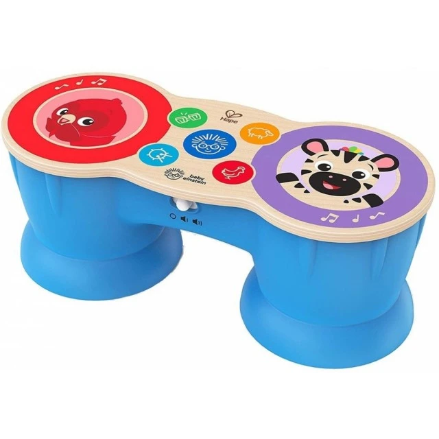 Μουσικό παιχνίδι, Baby Einstein, Ξύλινο αισθητήριο τύμπανο, 26,3 x 10,8 x 10 cm