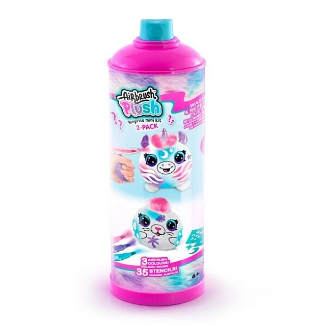 Δημιουργικό σετ, Canal Toys, Μίνι βελούδινο παιχνίδι χρωματισμού, 10 cm, 2 τμχ