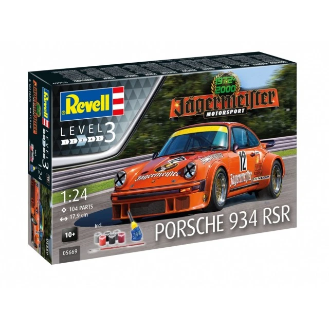 Συναρμολογούμενο μοντέλο Porsche 911 Jägermeister Motor Sport 50th Anniversary, 104 κομμάτια