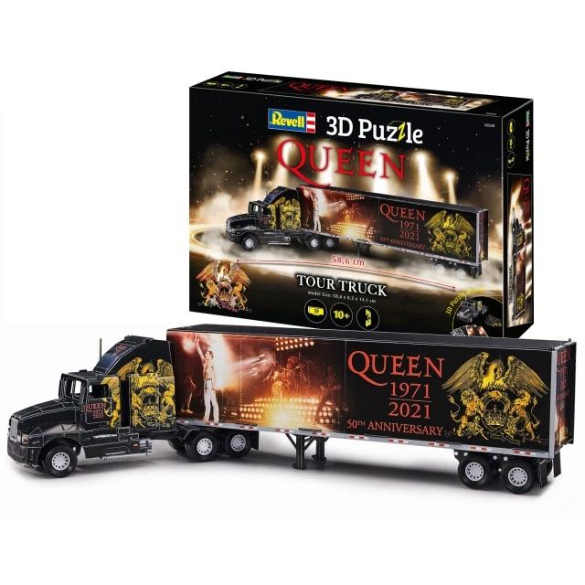 3D Puzzle - Φορτηγό και ρυμουλκούμενο QUEEN