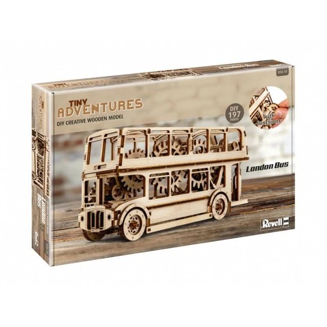 Ξύλινο κιτ μοντέλου, Revell, Little Adventures, Λεωφορείο του Λονδίνου, 216 τεμάχια