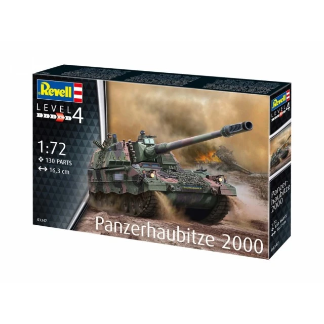 Συναρμολογημένο μοντέλο Panzerhaubitze 2000, 130 εξαρτήματα