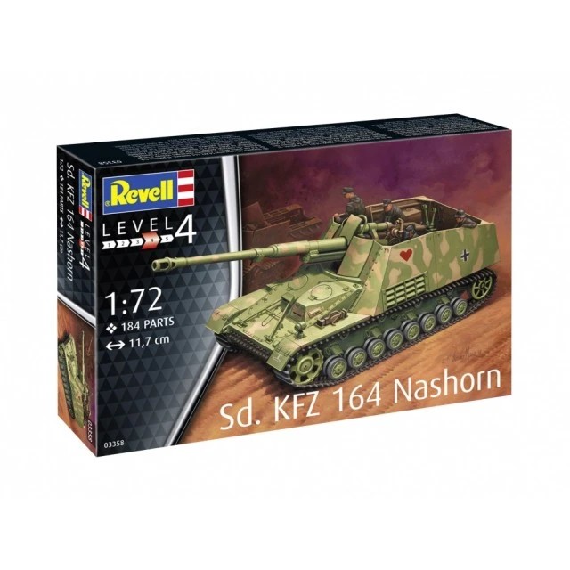 Μοντέλο συναρμολόγησης, Revell, Tank Sd.Kfz. 164 Nashorn, 184 μέρη