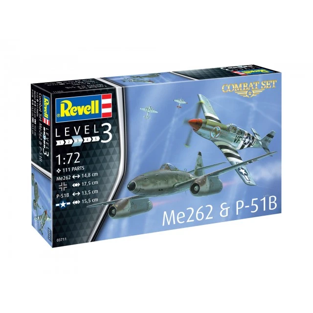 Αεροσκάφος Messerschmitt Me262 & P-51B - Συναρμολογημένο μοντέλο